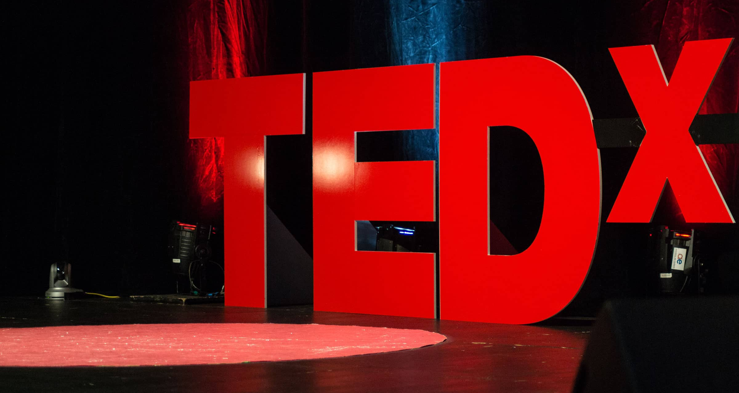 TEDx Stage Lettering